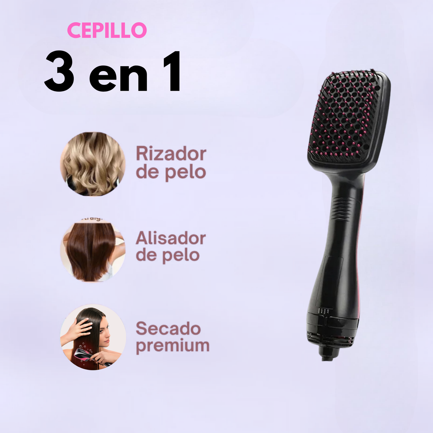 Cepillo 3 en 1